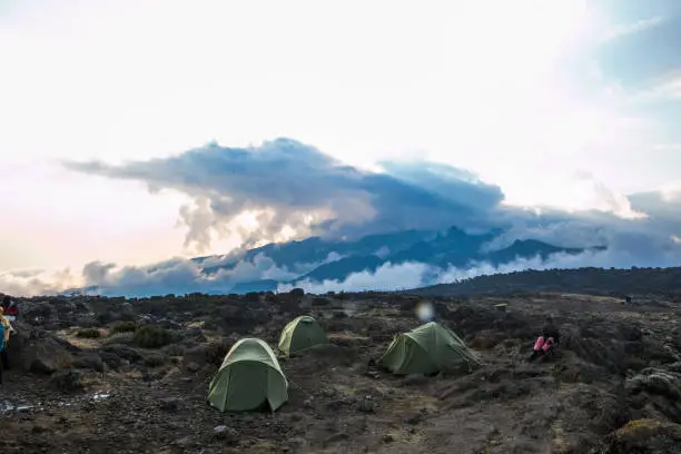 Shira Hut Campsite